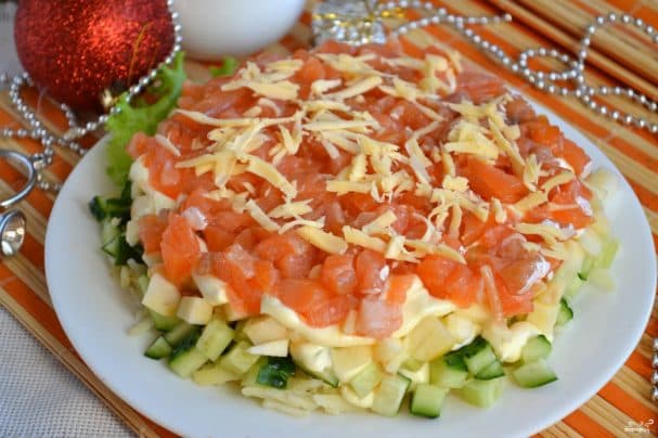 Салата з лосасем