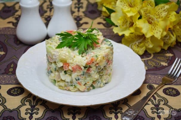 Салат з курыцай