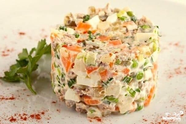 Салата з лосасем
