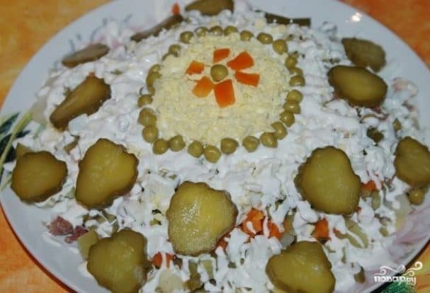 Салат зі сметаною