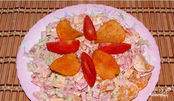 Салат с чипсами