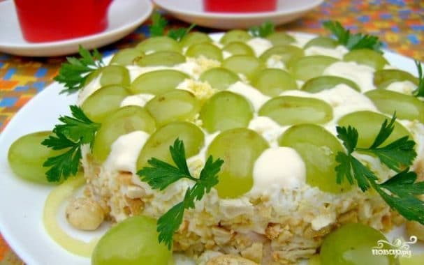 Салат з грыбамі
