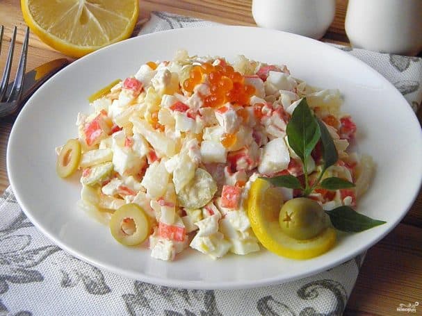 The most delicious squid salad