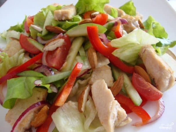 Chicken and sesame salad