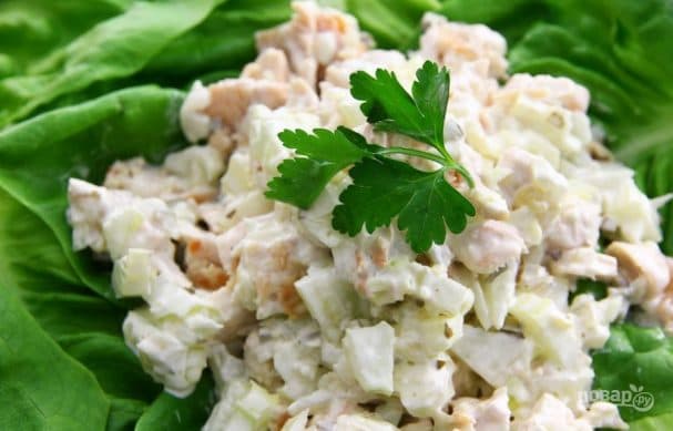 Салат з курыным філе