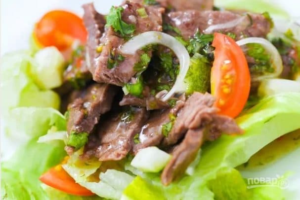 Салат з мясом