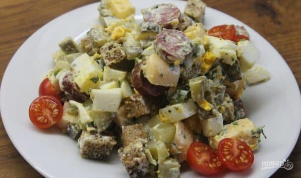 Salad with Hunter's Sausages