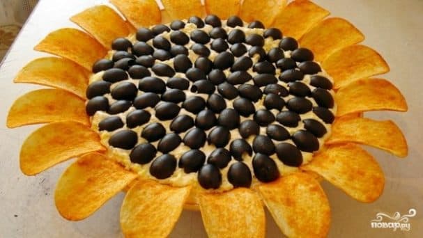 Cod liver salad