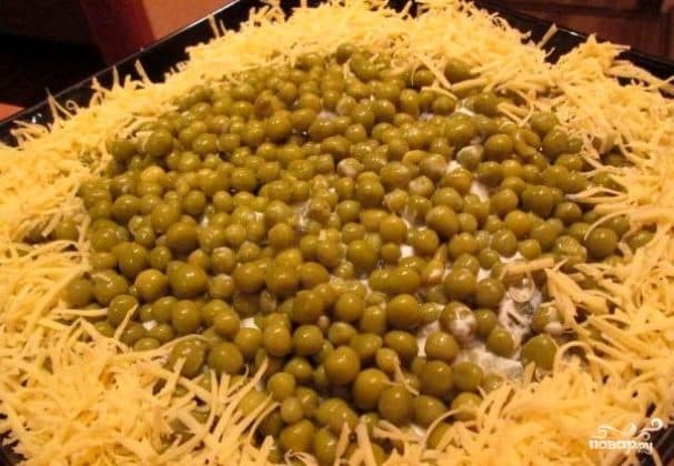 Салат з рисом і горбушою
