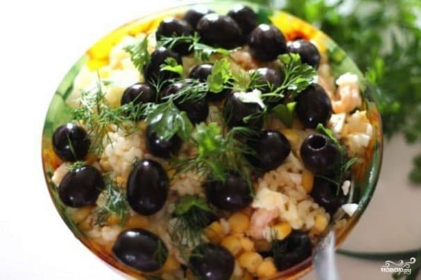 Rice and corn salad