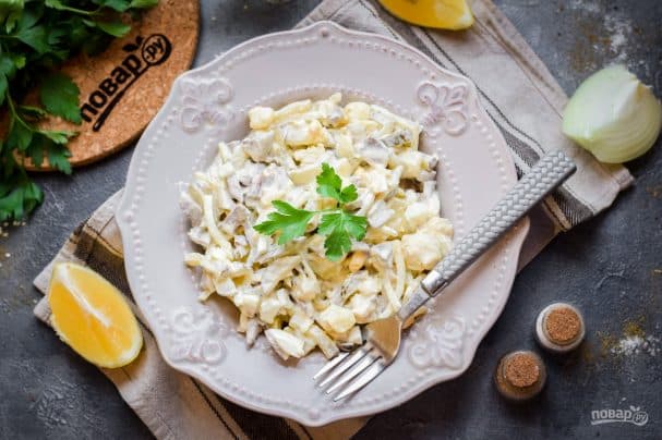 Салат із серцем