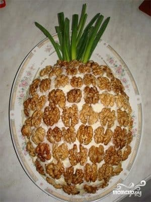 Ham and pineapple salad