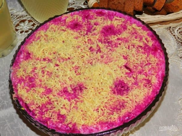 Салат (с яблоками)