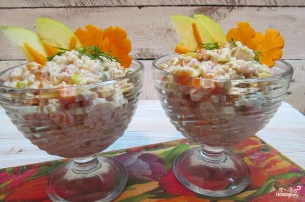 Салат со свининой