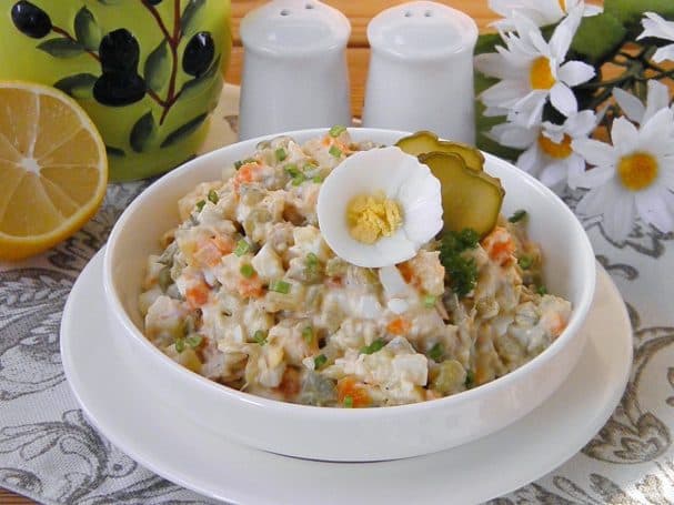 Салат з курыцай