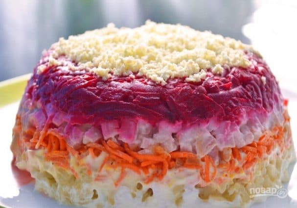 Салат (буряк, морква)