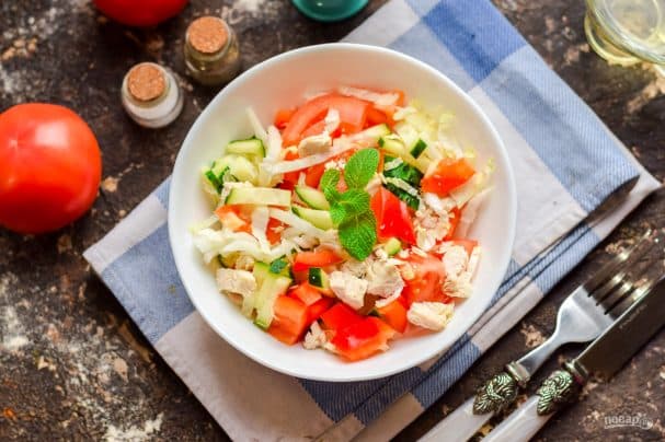 Салат з куркою