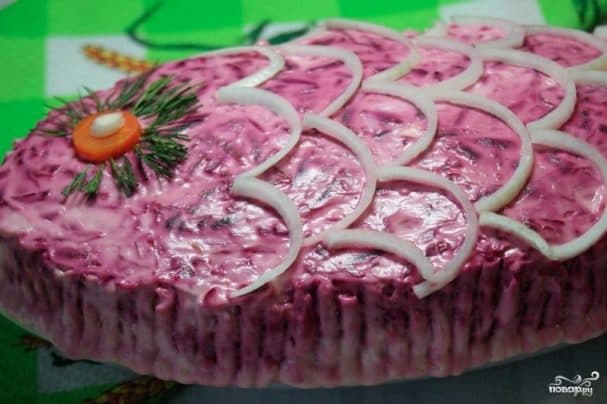 Сельд пад шубой без картоплі