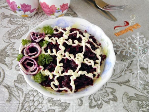 Herring under a fur coat without carrots