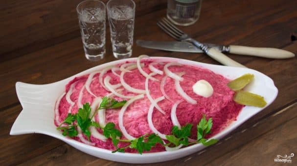 Селедка під шубою класичний рецепт