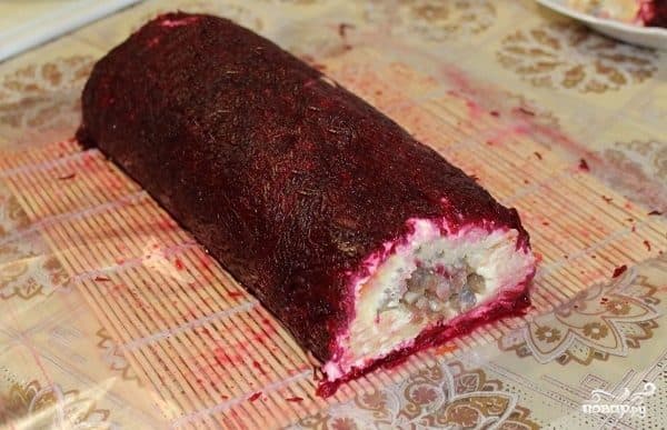 Селедка под шубой в пленке