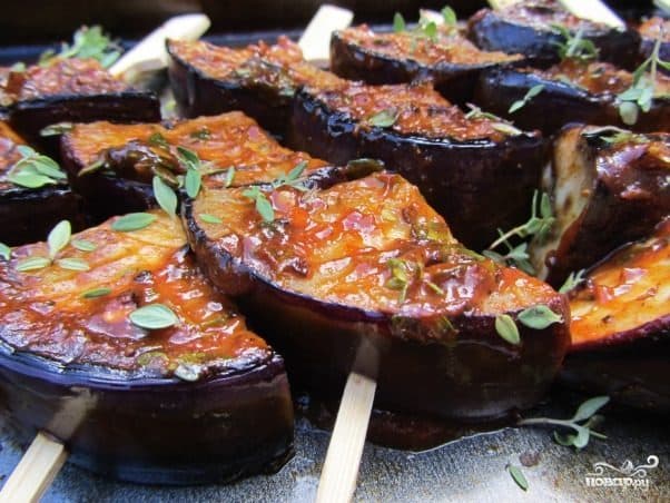 Шашлык з баклажанаў