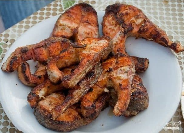 Trout kebabs