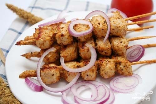 Salmon kebabs
