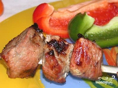 Шашлык из лосятины