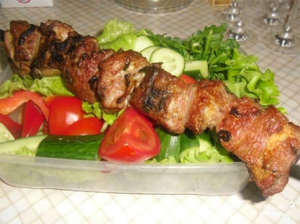 Шашлык по-армянски из свинины