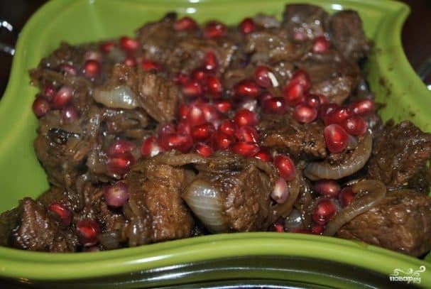 Shashlik in a cauldron