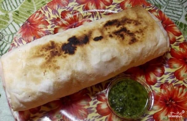 Vegetable shawarma