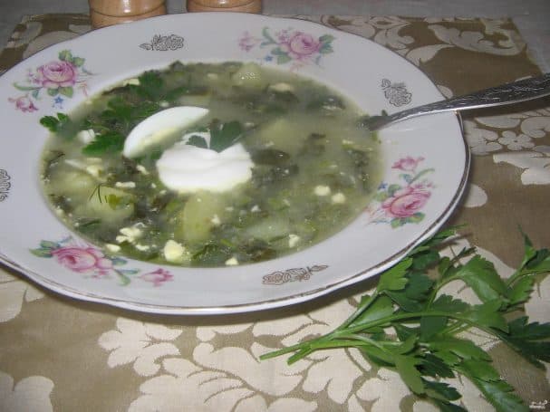 Шчы з шчавелем