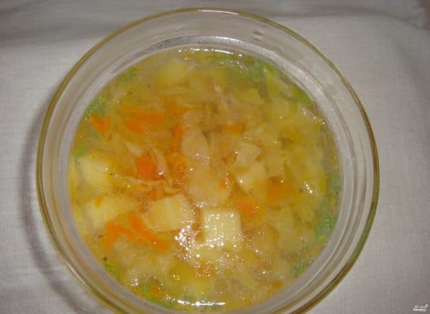 Щи с курицей в мультиварке
