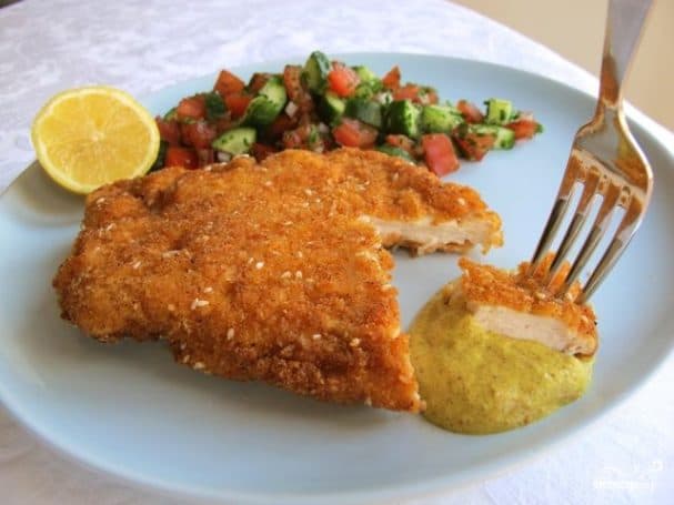 Шницель из индейки