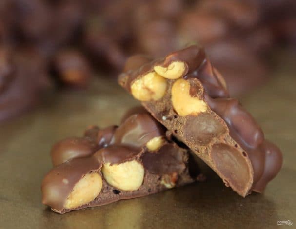 Chocolate with nuts