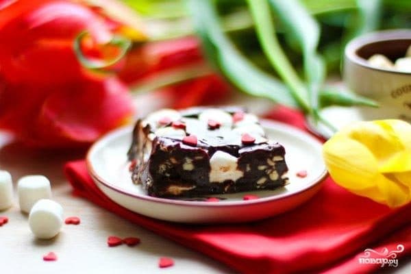 Шоколадний фадж із маршмеллоу