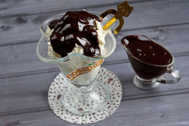 Chocolate cream ganache for desserts