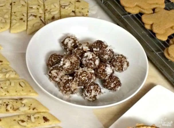 Шведскія шакаладныя шарыкі
