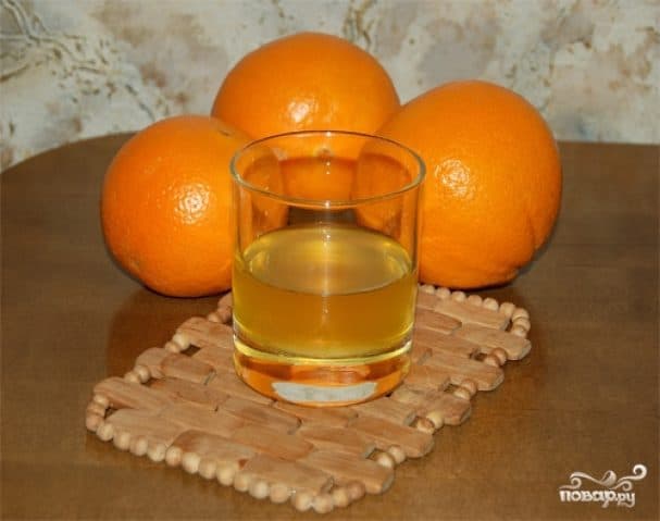 Orange syrup