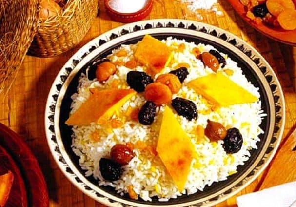 Sweet pilaf in a multicooker