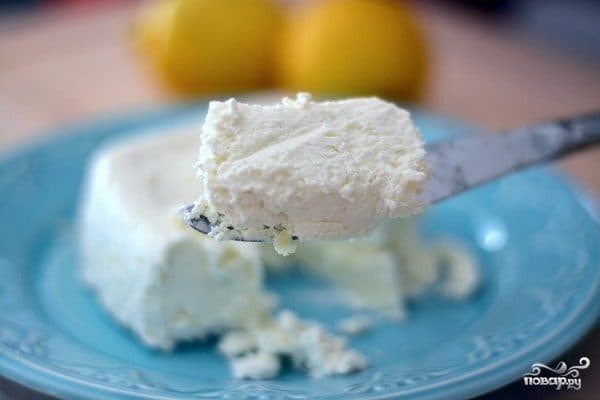 Sweet cheese at home