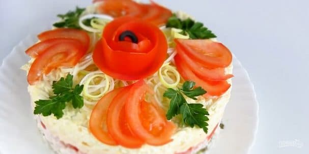 Слоеный салат