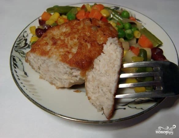 Juicy turkey cutlets