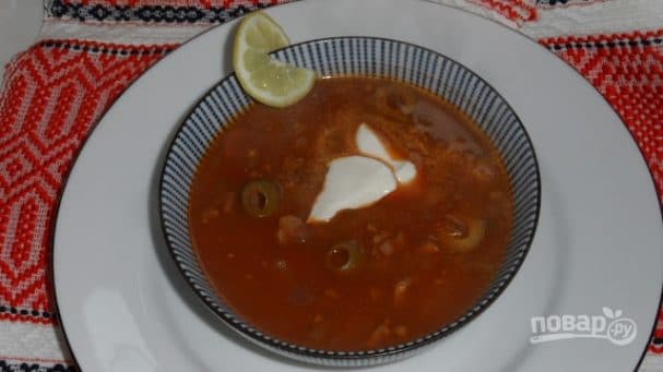 Солянка постна
