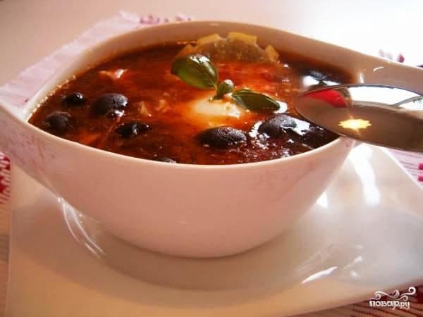 Solyanka with Sausage in a Multicooker
