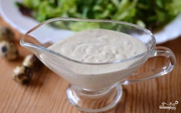 Yogurt sauce for salad