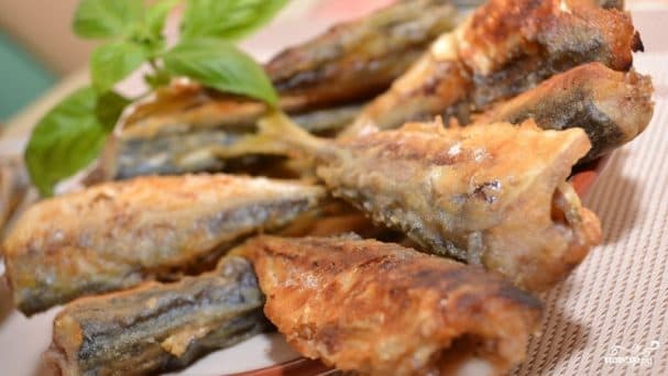 Fried mackerel