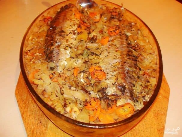 Mackerel in the oven