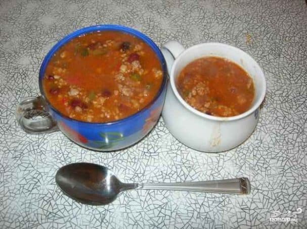 Чылі з фасоллю